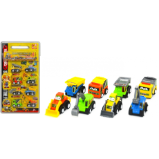 Pullback Construction Trucks - 8 Piece